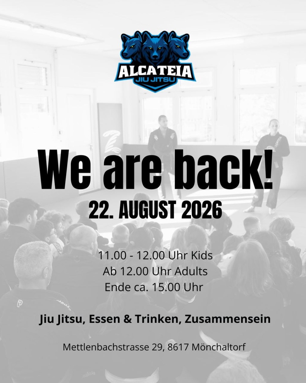 We are back! Wiedereröffnung am 22. August 2026